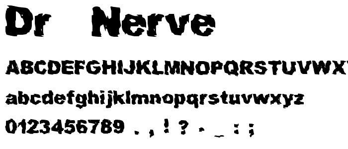 Dr_ Nerve font
